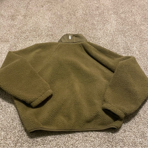 FP Movement Hit the Slopes Fleece jacket olive green active athleisure casual - Picture 7 of 8